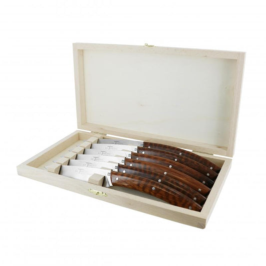 André Verdier Le Thiers Elegance Snakewood Steak Knife - 6 Piece