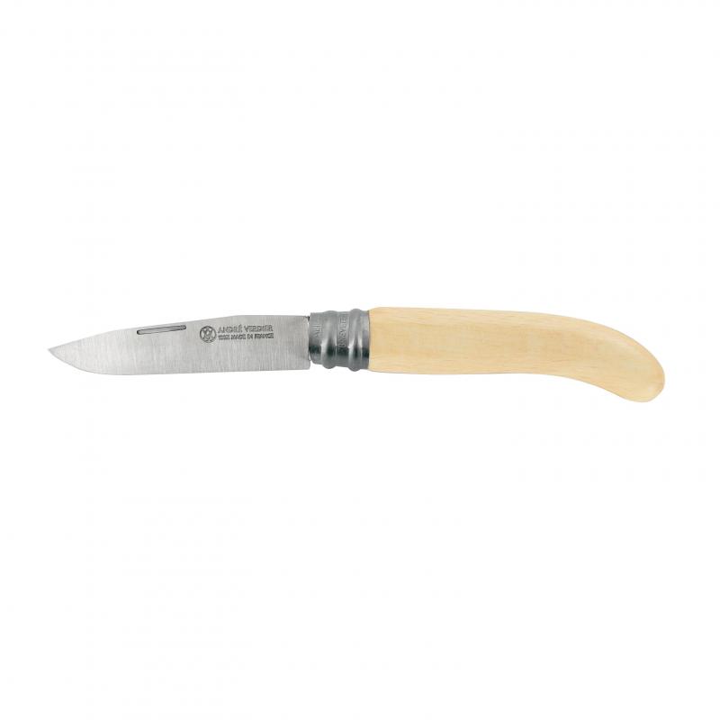 André Verdier A Virole L'Alpage Beech Folding Knife - 8.5cm