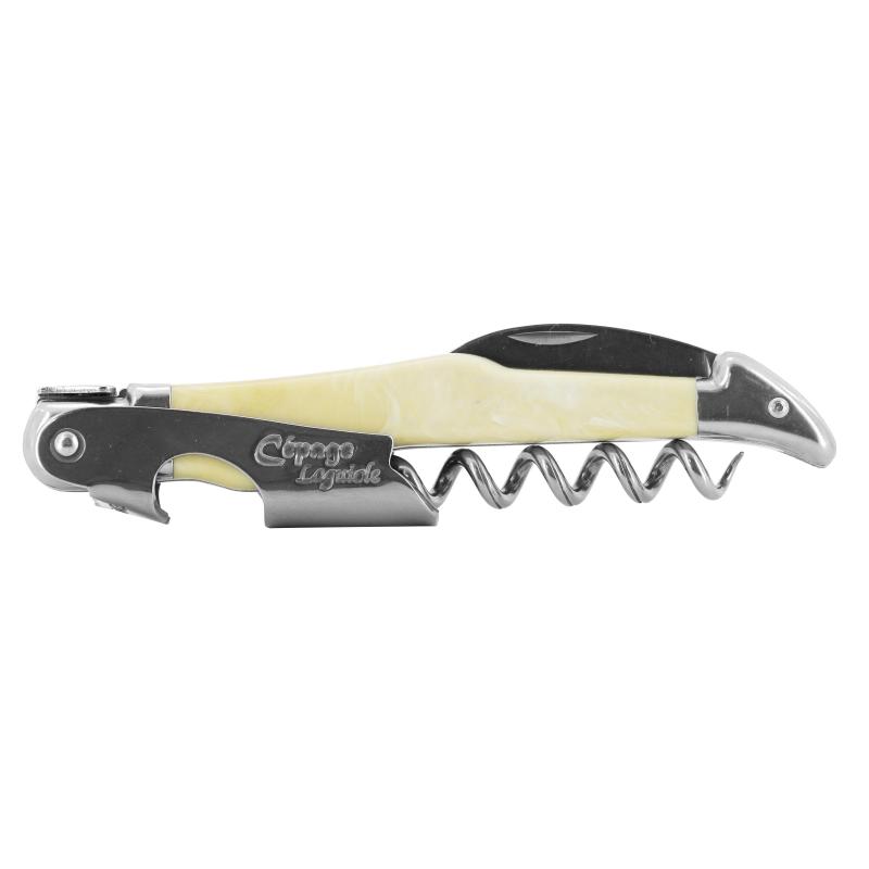 André Verdier Cave Cepage Corkscrew Resin Handle - Blond Horn