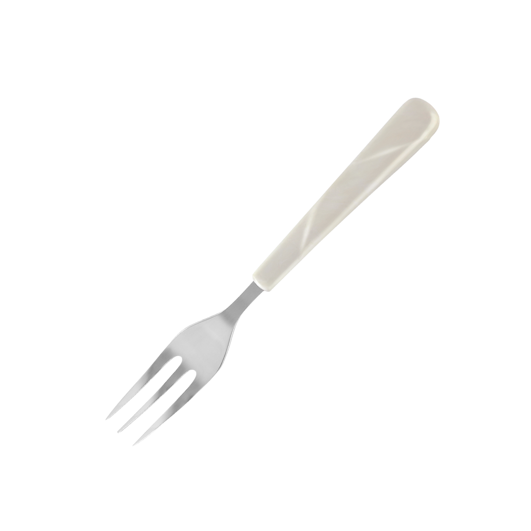 Samura HANNIBAL Steak Knife and Fork - Set for 4, White Handle - Kitchenly