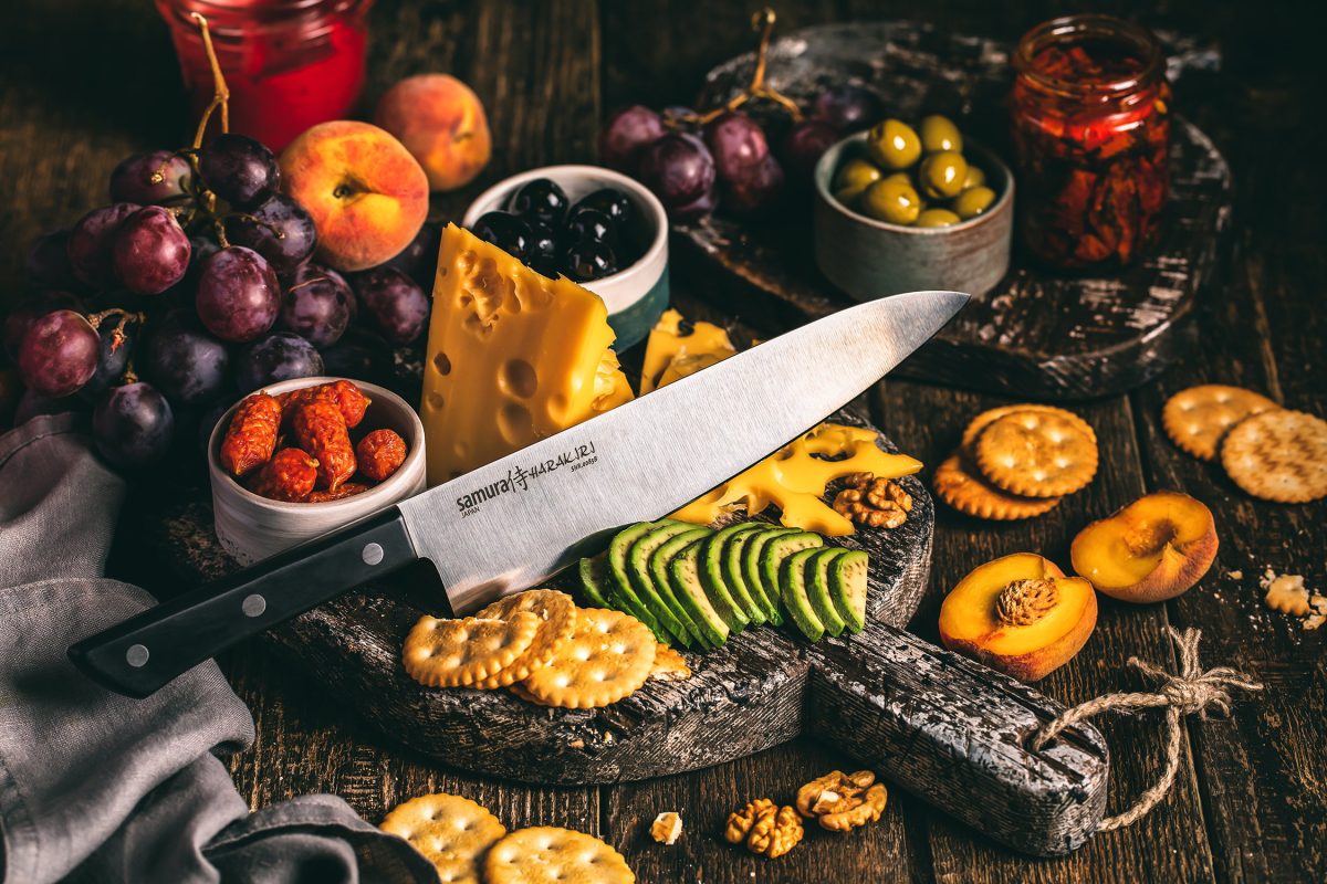 Samura HARAKIRI Chef's Knife - 208mm, Black - Kitchenly