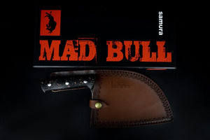 Samura MAD BULL Serbian Chef's Knife - Marble Carbon Handle, 180mm - Kitchenly