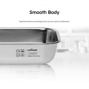 Cuitisan Simple Rectangle No.6 Container - 980ml