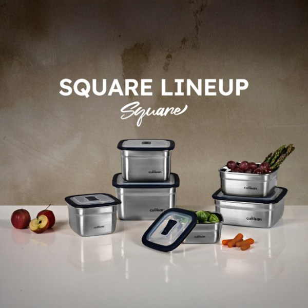 Cuitisan Square Plus No.10 Container - 1200ml