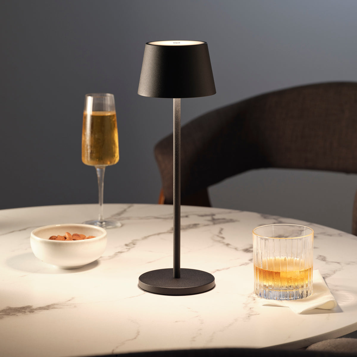 Tablekraft Ambience Amelia Rechargeable Cordless LED Table Lamp - 5200mAh