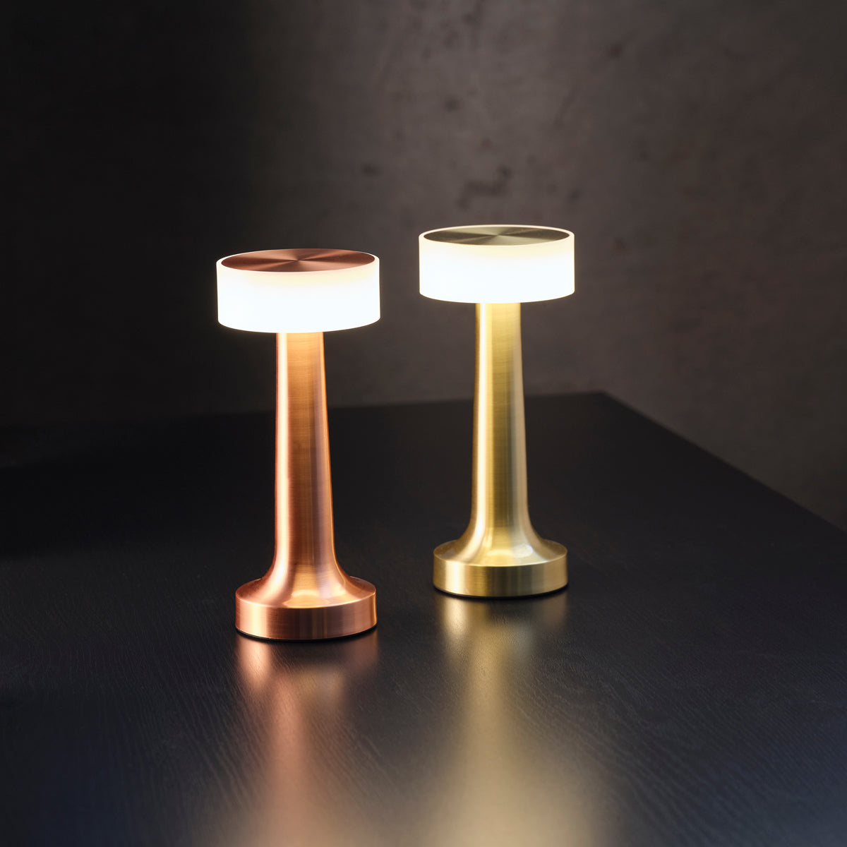 Tablekraft Ambience Aura Rechargeable Cordless LED Table Lamp - 5200mAh
