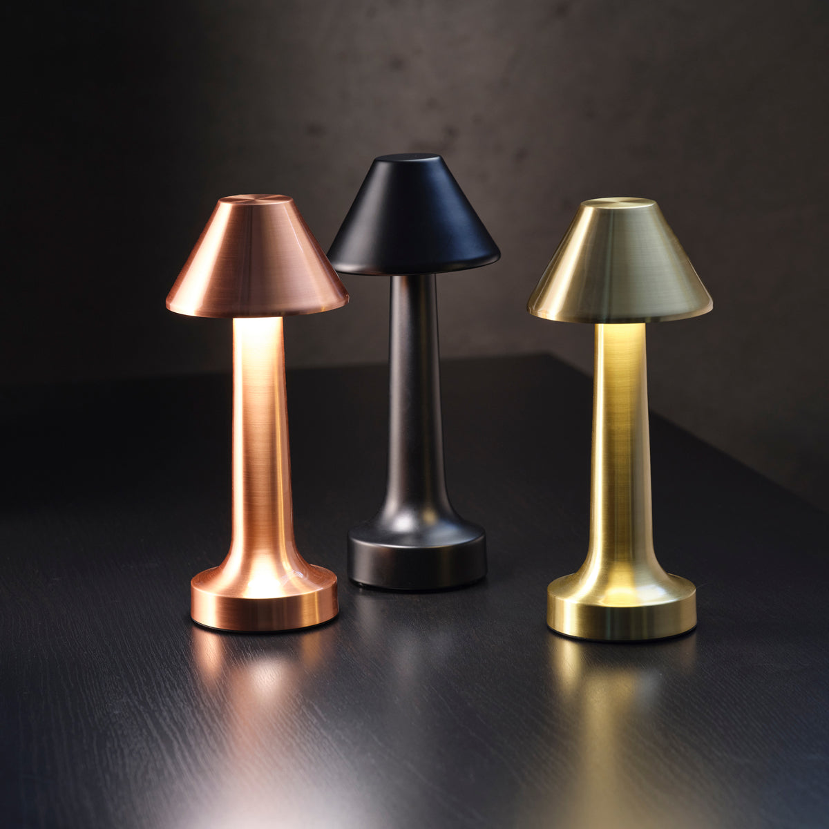 Tablekraft Ambience Helena Rechargeable Cordless LED Table Lamp – 5200mAh