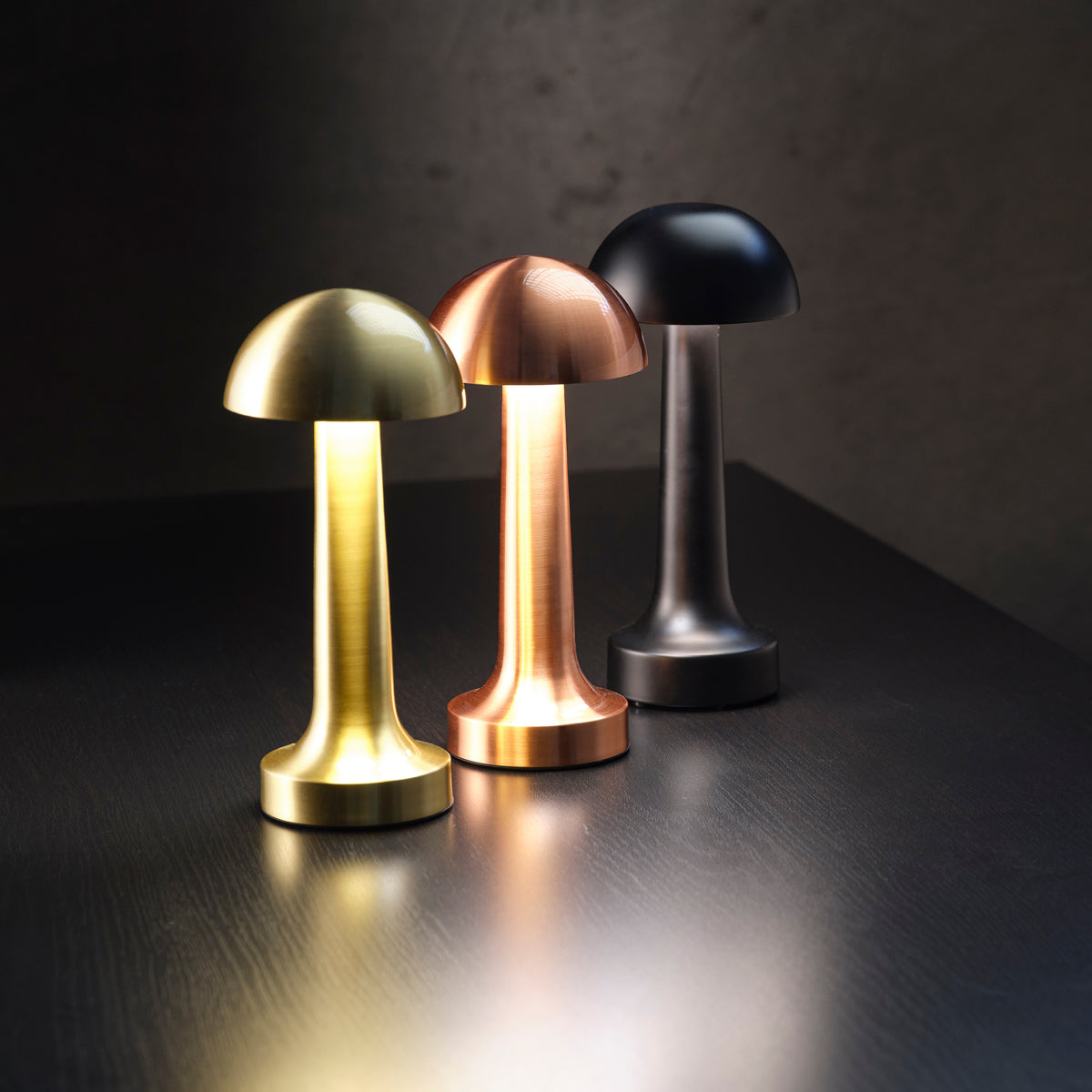 Tablekraft Ambience Thea Rechargeable Cordless LED Table Lamp