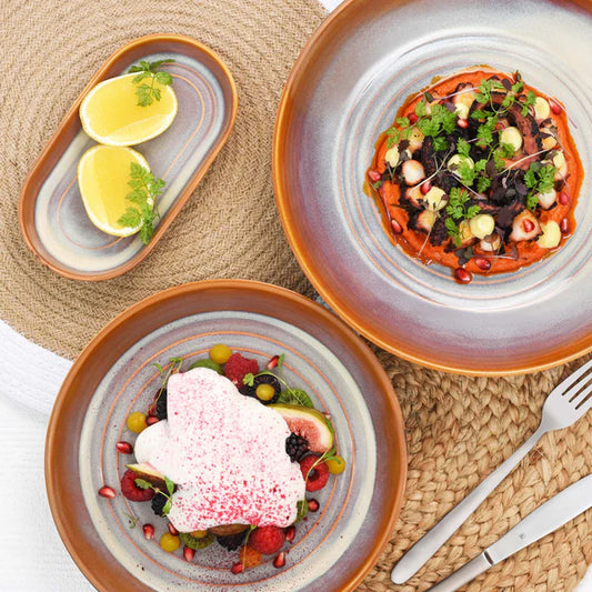 Tablekraft Urban Loft Auburn Round Plate 270mm (Box of 3)