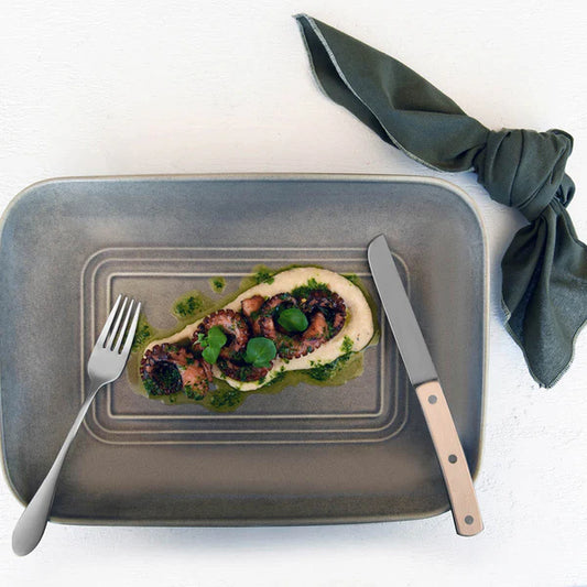 Tablekraft Urban Loft Frost Grey Rectangular Server 365x270mm (Box of 2)