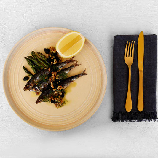 Tablekraft Urban Loft Sandstone Round Plate 270mm (Box of 3)