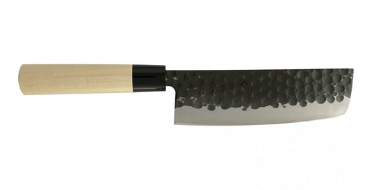 Tojiro DP Hammered 3-Layers Nakiri Chopper - 165mm - Kitchenly