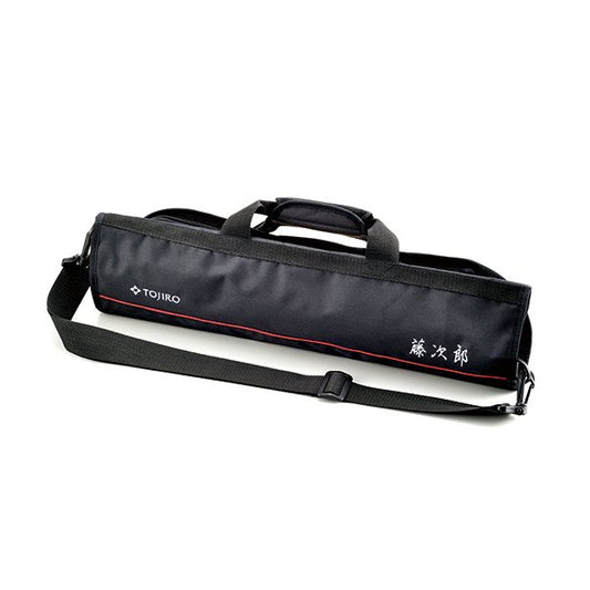 Tojiro Soft Knife Bag 8pc Empty 510x150x30mm Max Blade 300mm - Kitchenly