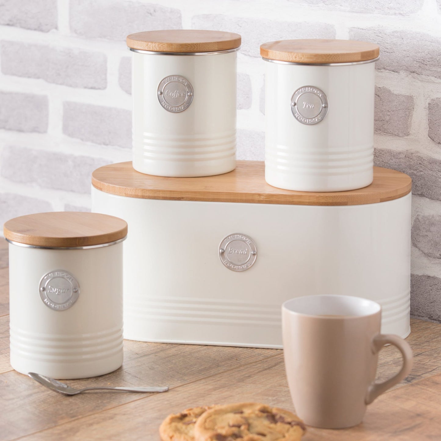 Typhoon Living Bread Bin Cream