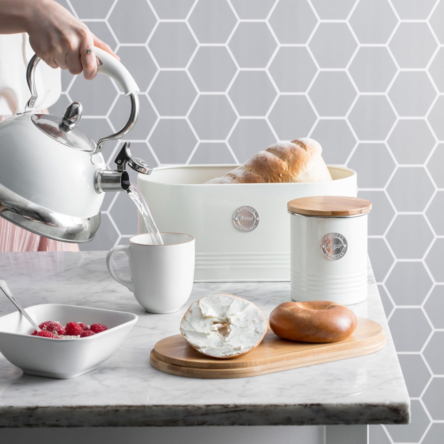 Typhoon Living Bread Bin Cream