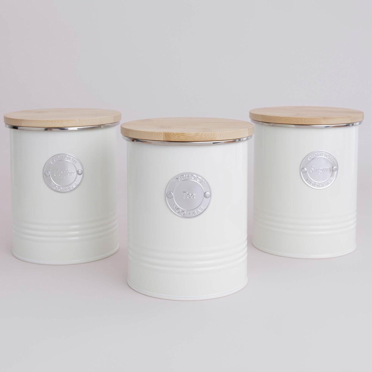 Typhoon Living Tea Canister 1L Cream