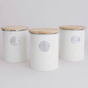 Typhoon Living Tea Canister 1L Cream
