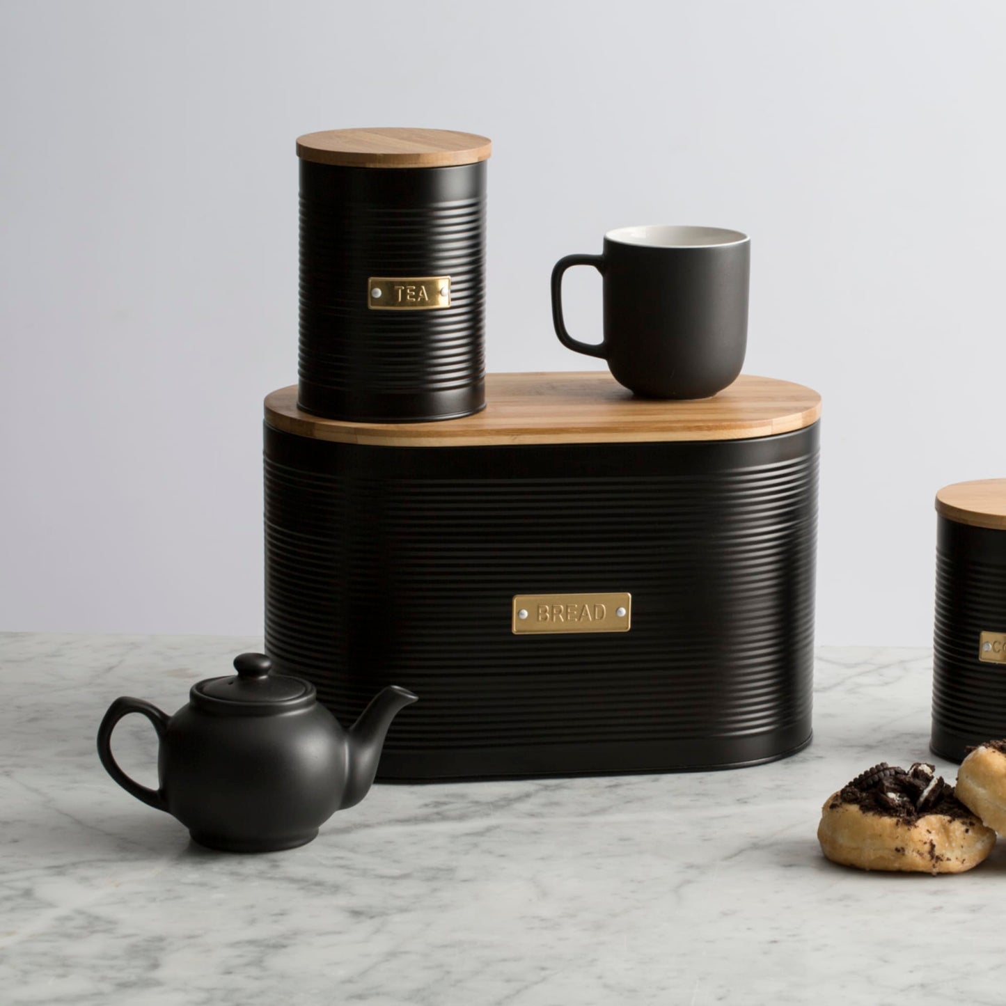 Typhoon Otto Bread Bin Black