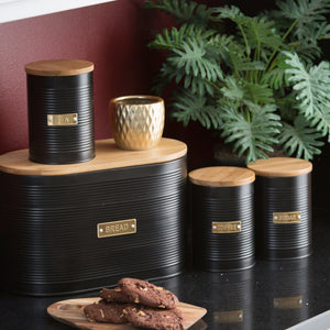 Typhoon Otto Bread Bin Black