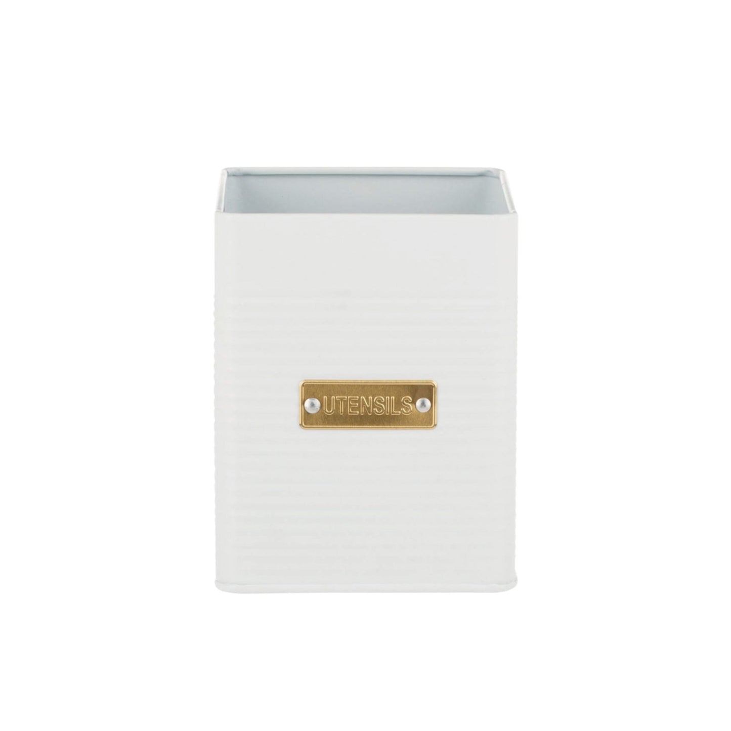 Typhoon Otto Square Utensil Pot White