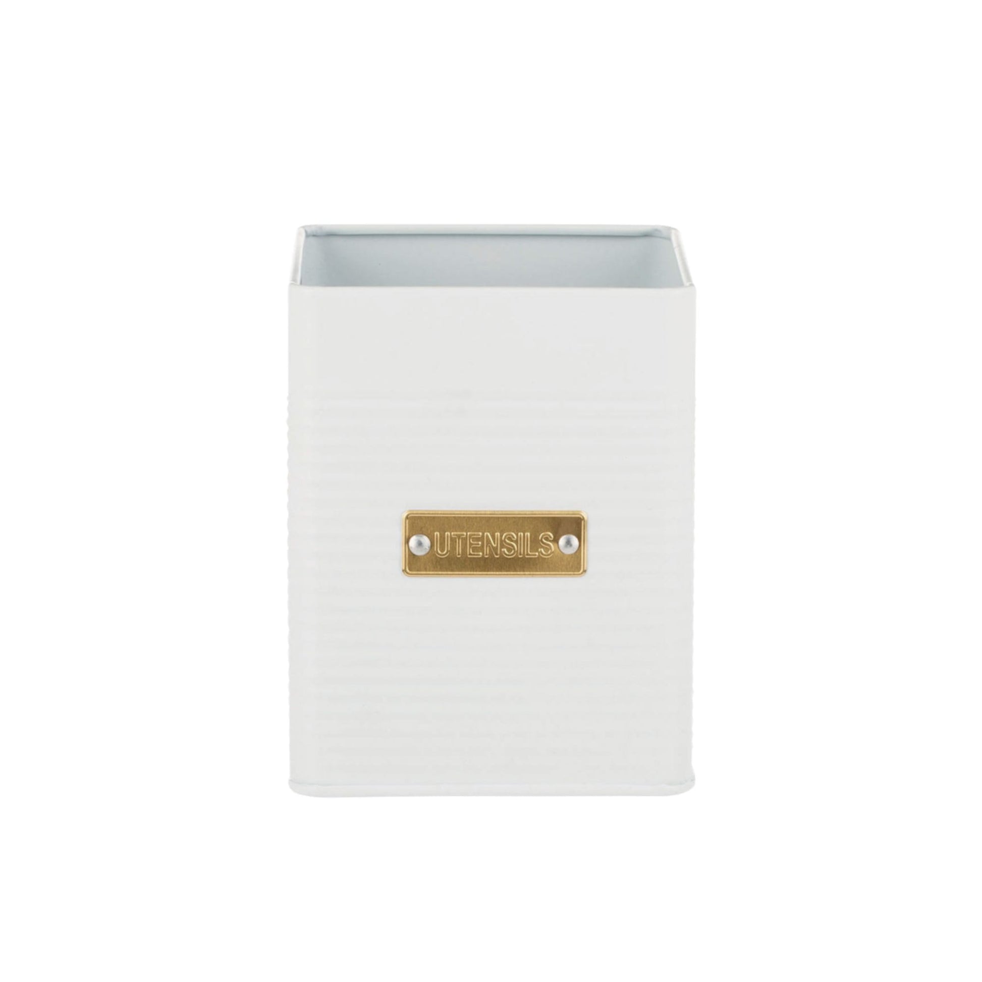 Typhoon Otto Square Utensil Pot White
