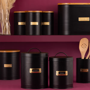 Typhoon Otto Storage Canister Set of 2 Black