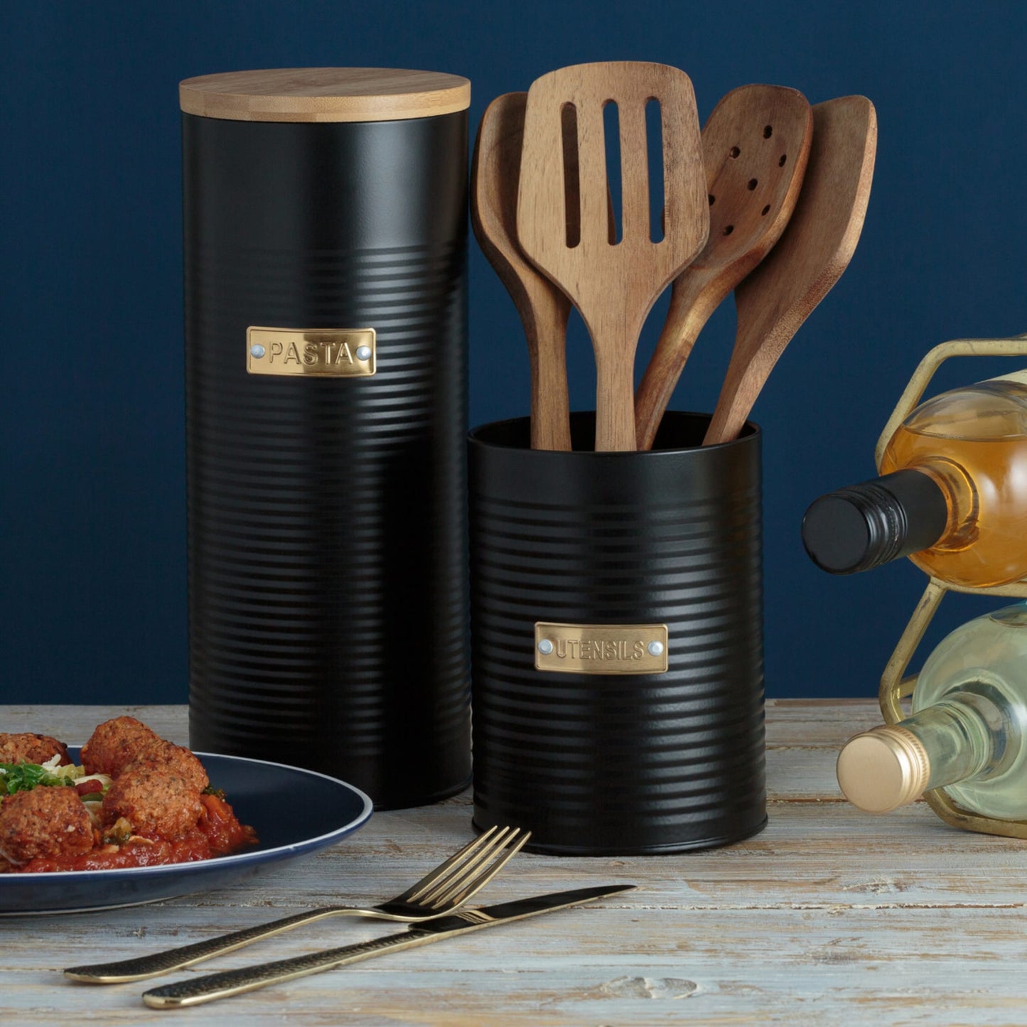Typhoon Otto Utensil Pot 1.4L Black