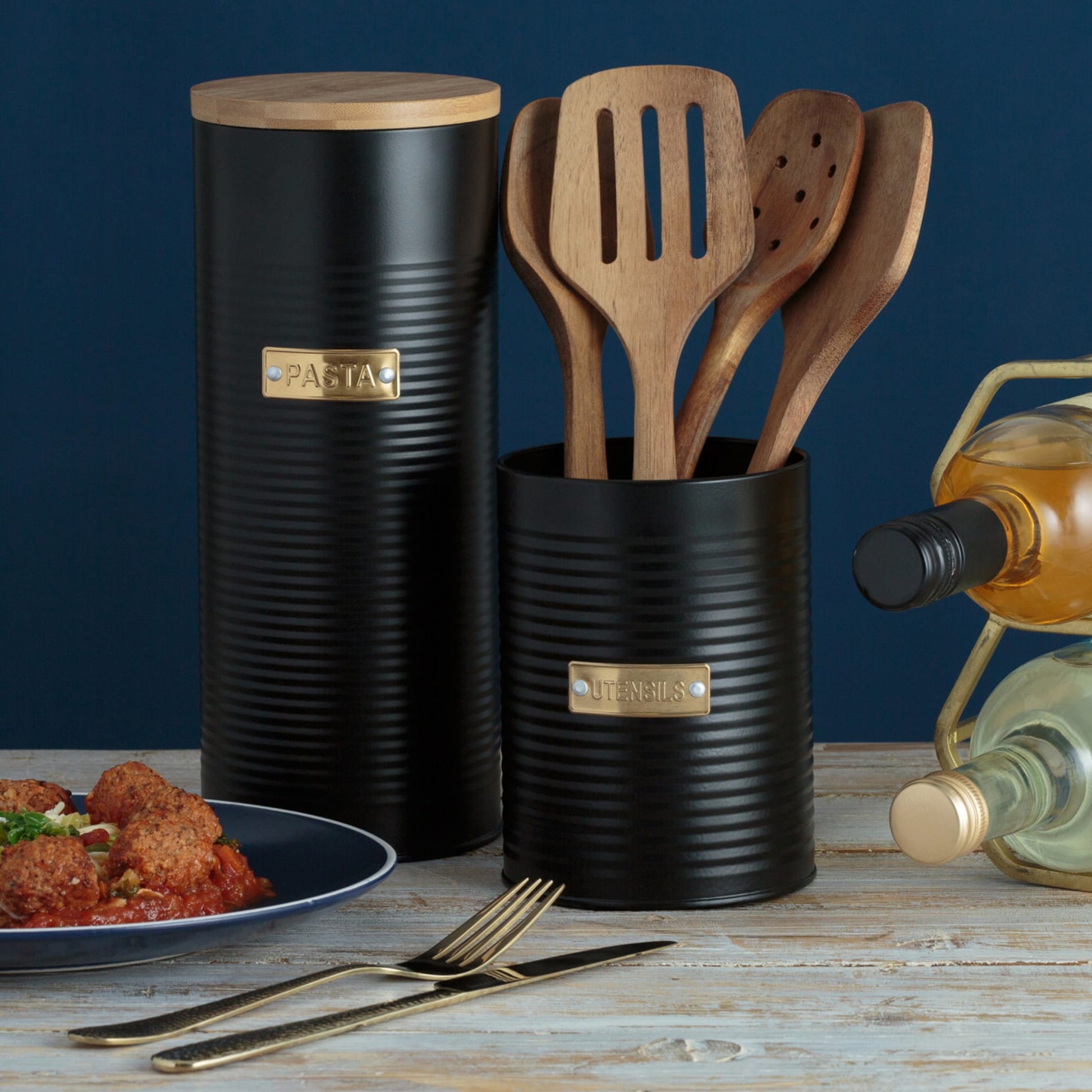 Typhoon Otto Utensil Pot 1.4L Black