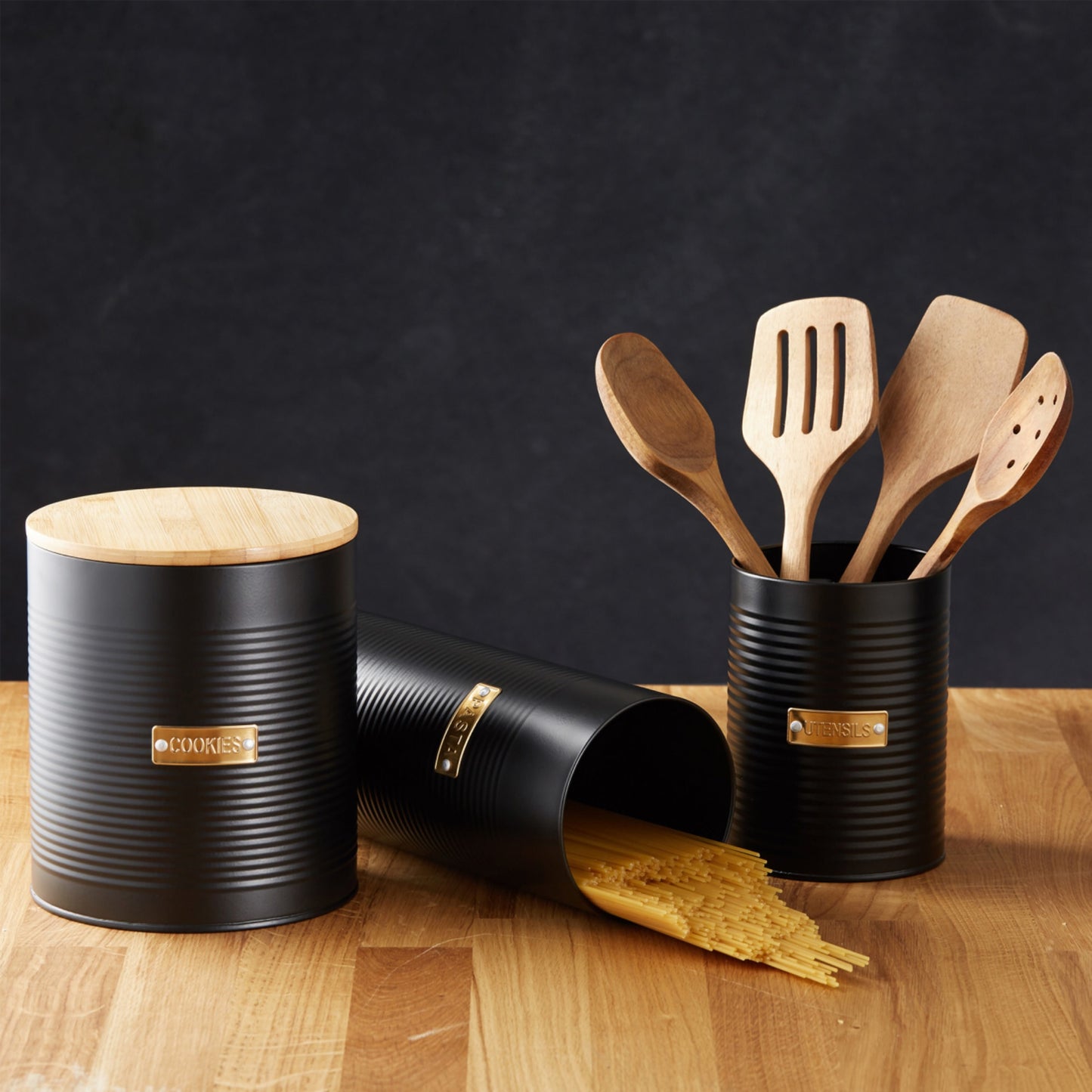 Typhoon Otto Utensil Pot 1.4L Black