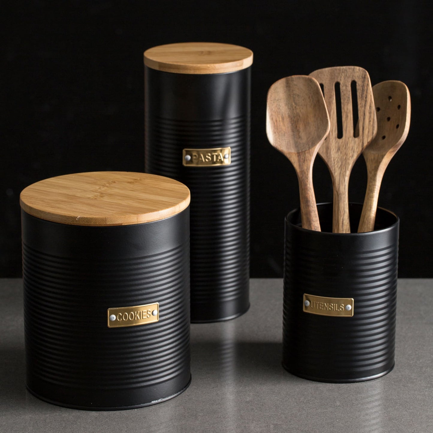 Typhoon Otto Utensil Pot 1.4L Black