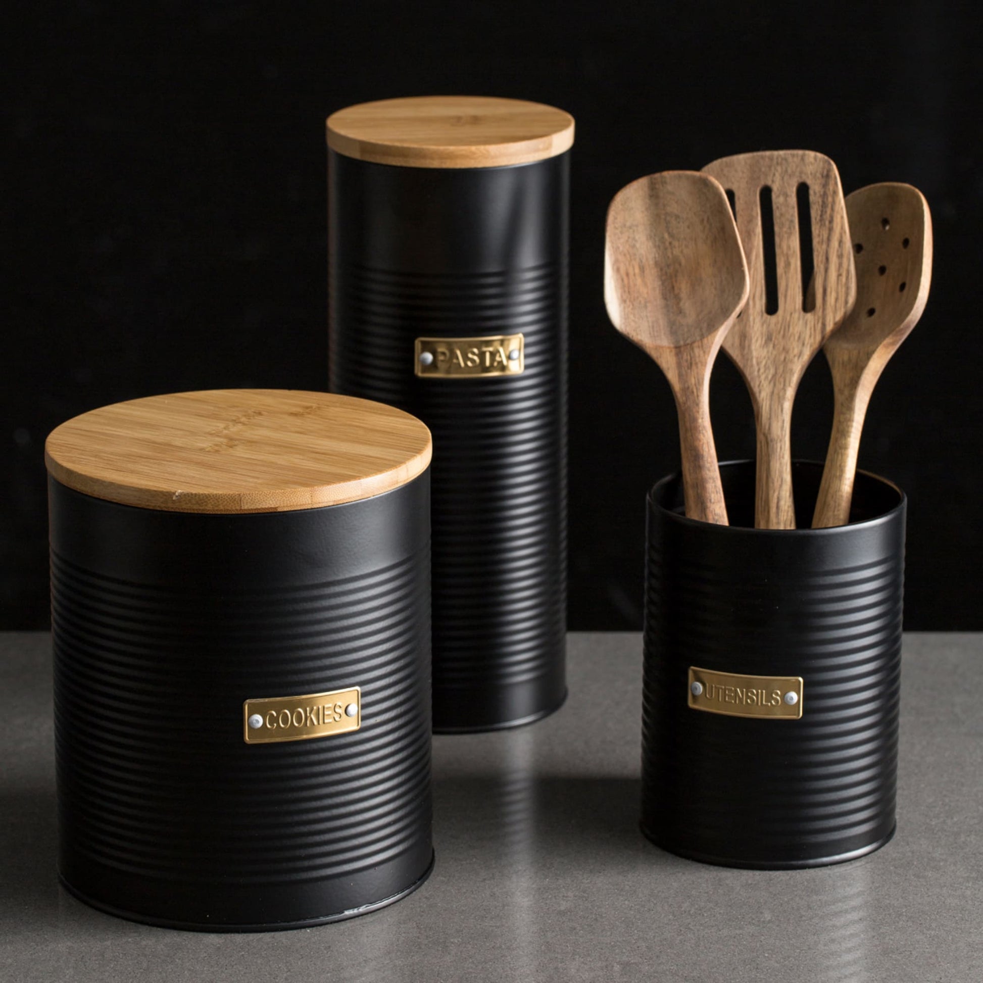 Typhoon Otto Utensil Pot 1.4L Black