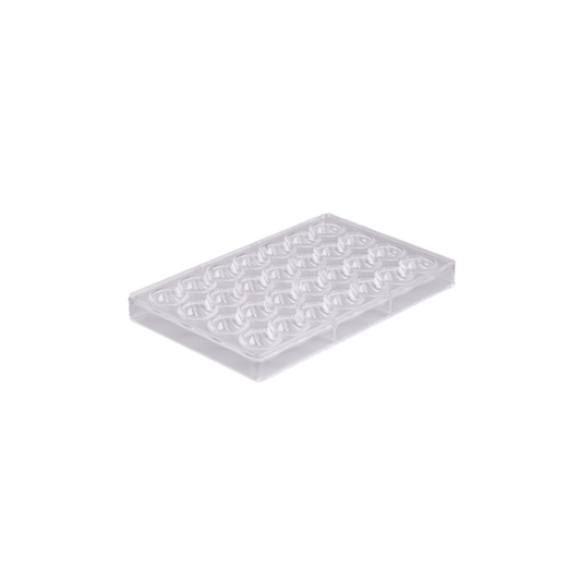 Matfer Bourgeat Chocolate Mould 28 Striped Hemisphere