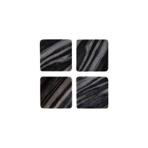 Zanzi Square Coaster 4pc Set - 100x100x15mm