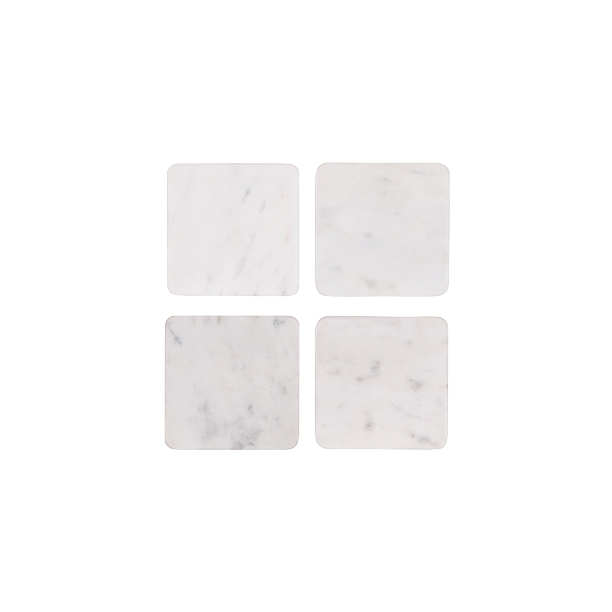 Zanzi Square Coaster 4pc Set - 100x100x15mm