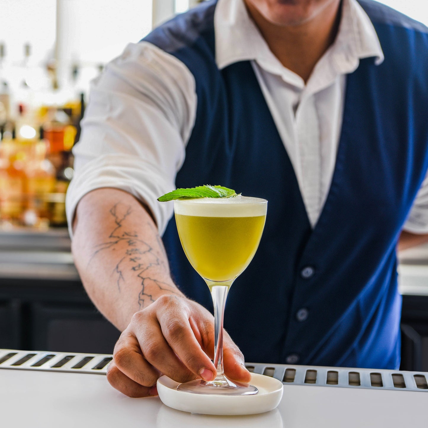 Zanzi Round Coaster 4pc Set - 100x15mm