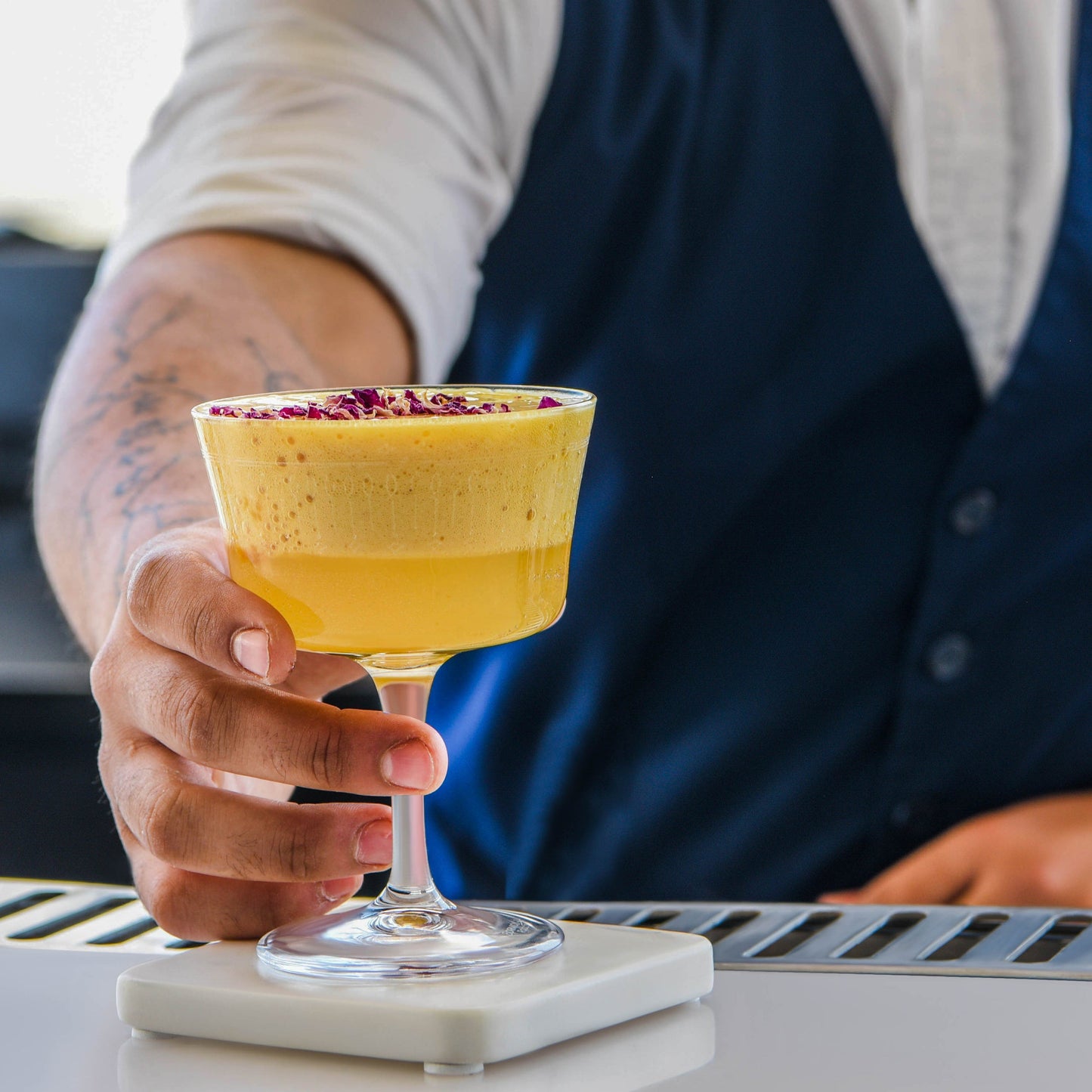 Zanzi Square Coaster 4pc Set - 100x100x15mm