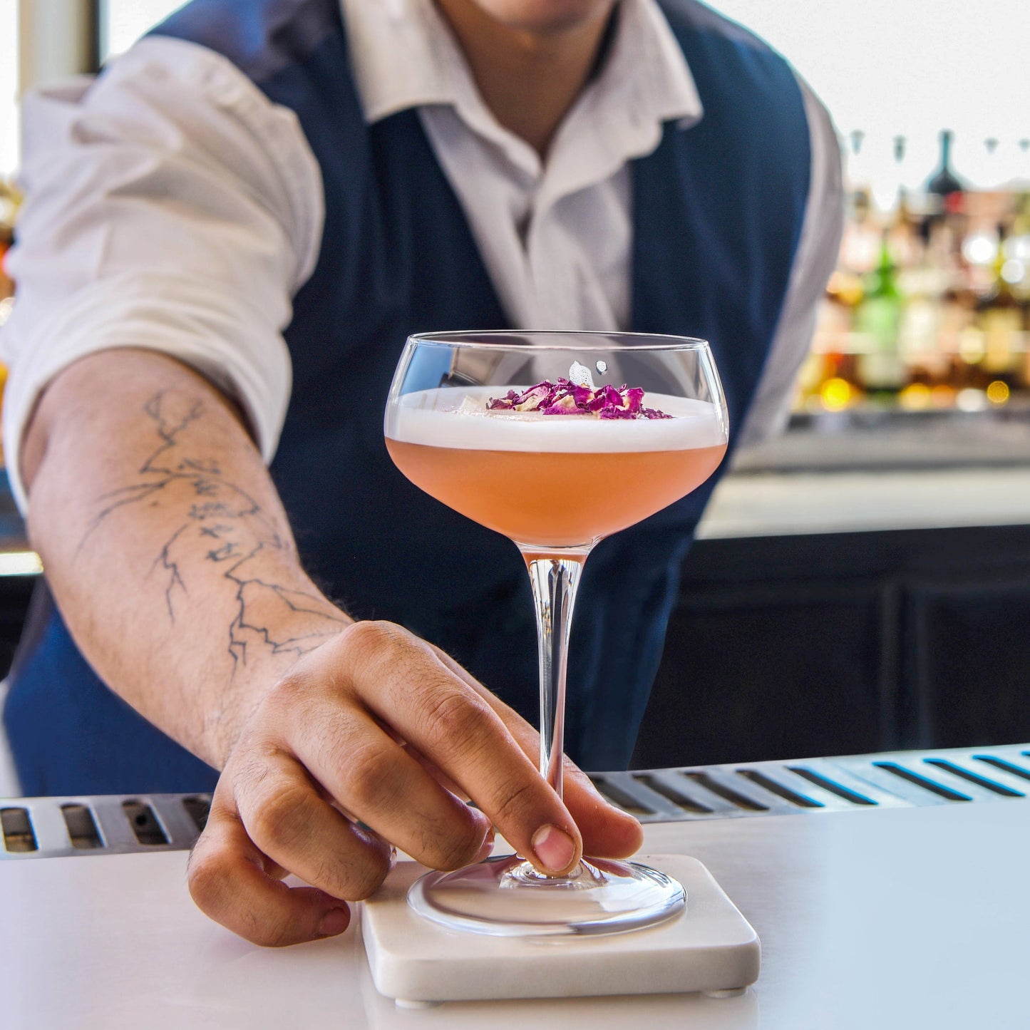 Zanzi Square Coaster 4pc Set - 100x100x15mm