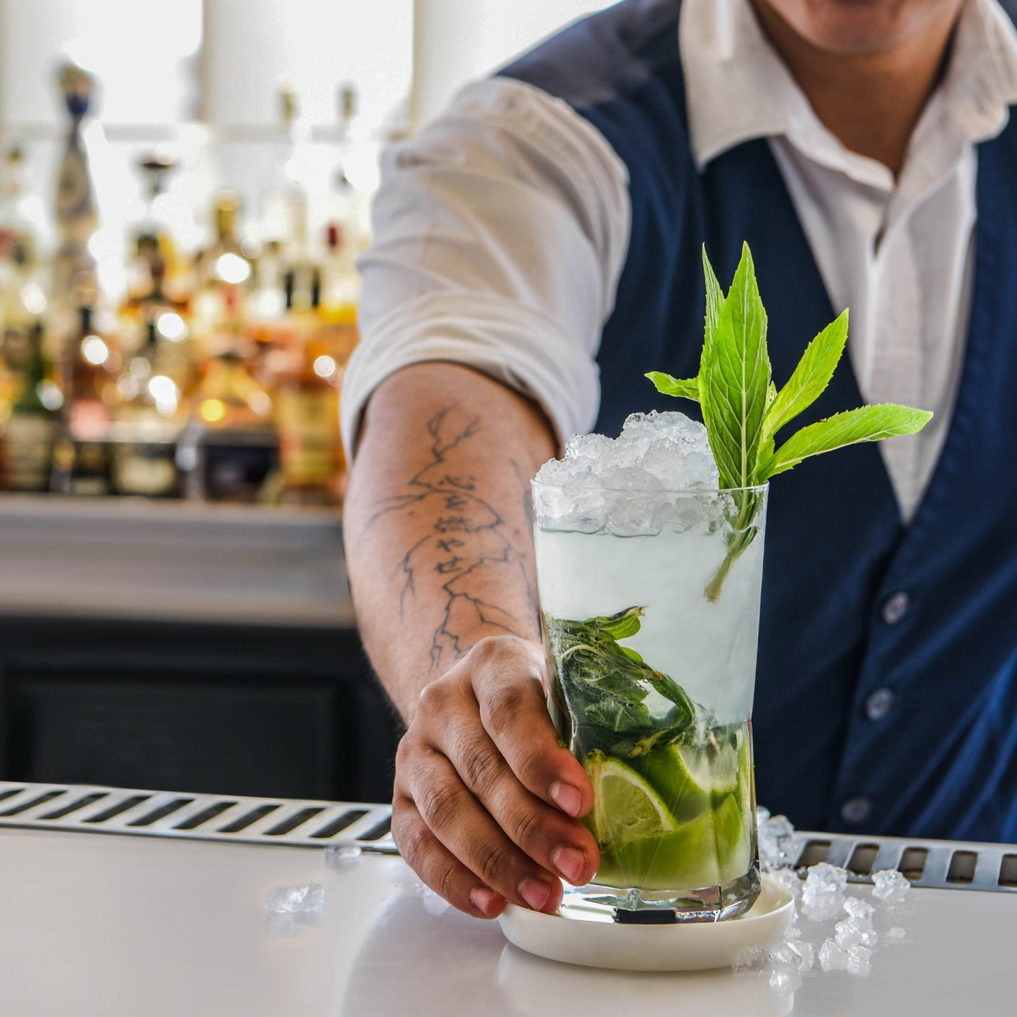 Zanzi Round Coaster 4pc Set - 100x15mm