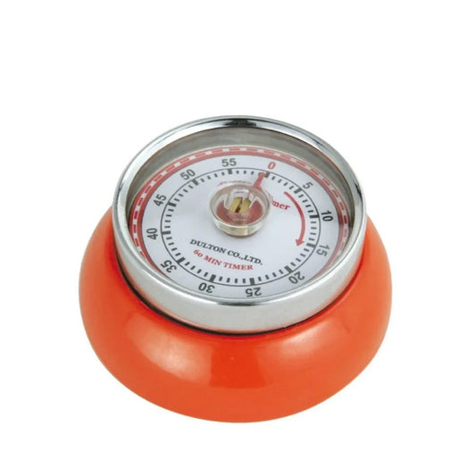 Zassenhaus Speed Kitchen Timer with MagnetEnameledSteelOrange 3x√ò 7cm - Kitchenly