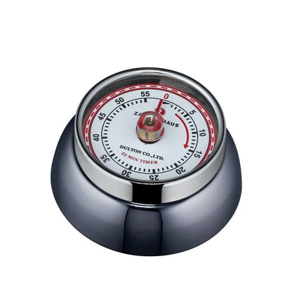 Zassenhaus SpeedKitchen Timer with Magnet Enameled Steel Carbon-Coloured 3x √ò 7cm - Kitchenly