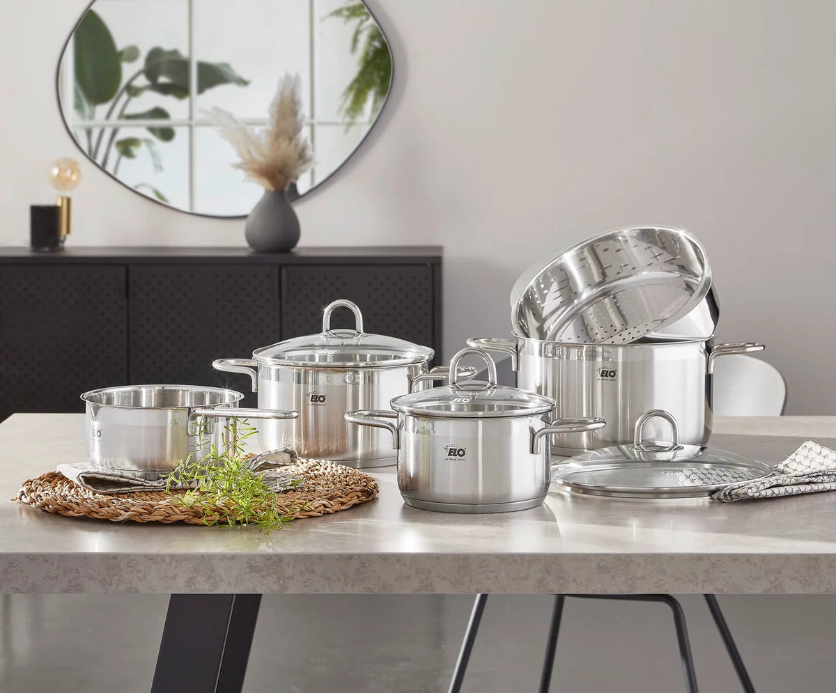 Elo "Silicano+" Casserole High with Glass Lid - 240mm