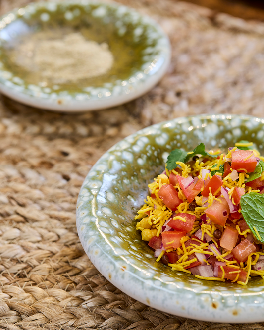 Tablekraft Fusion Cloud Plate - 155mm Khaki, Box of 6