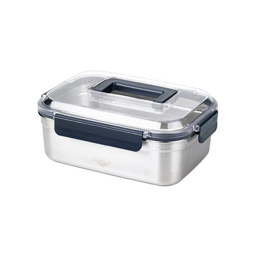 Glasslock ChefTopf Stainless Steel Food Storage Container Handy Rect. 2690ml2