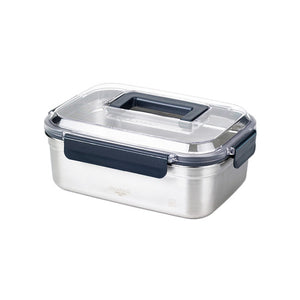 Glasslock ChefTopf Stainless Steel Food Storage Container Handy Rect. 2690ml2