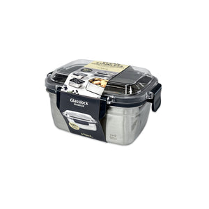 Glasslock ChefTopf Stainless Steel Food Storage Rectangular Container 670ml