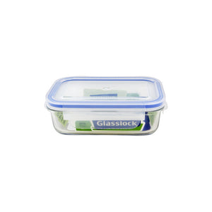 Glasslock Classic Tempered Glass 400ml Rectangle Glass Container