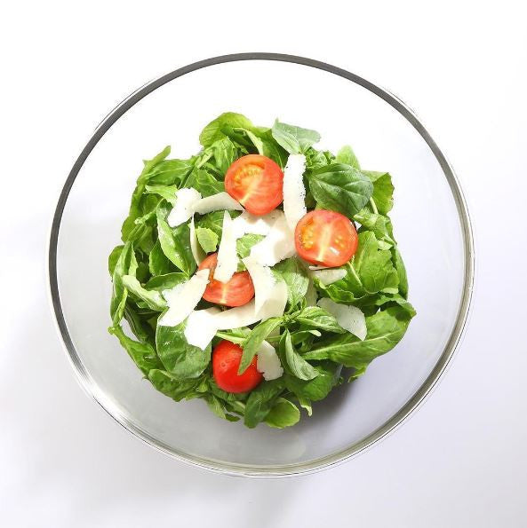Glasslock Classic Tempered Glass HANDLED  Lid 4000ml Round Mixing Salad Bowl