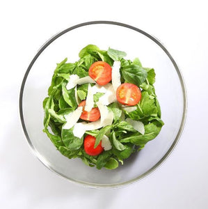 Glasslock Classic Tempered Glass HANDLED  Lid 4000ml Round Mixing Salad Bowl