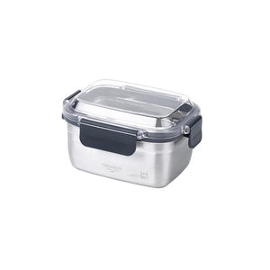 Glasslock ChefTopf Stainless Steel Food Storage Rectangular Container 670ml