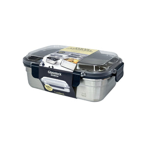 Glasslock ChefTopf Stainless Steel Food Storage Rectangular Container 1440ml